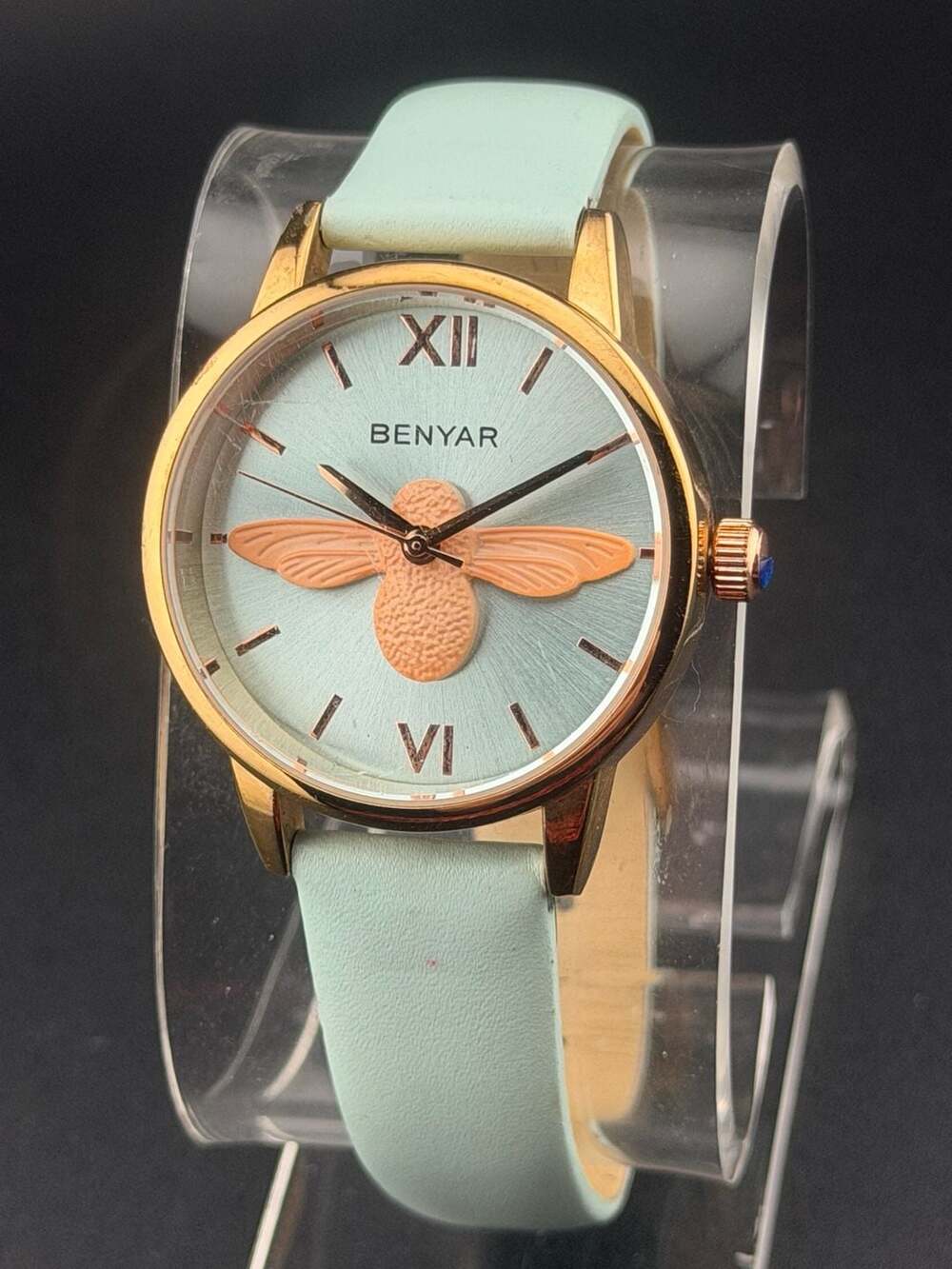 BOGO! - Benyar 3D Bee Bug Butterfly Dial Quartz Watch Mint Green or Light Blue